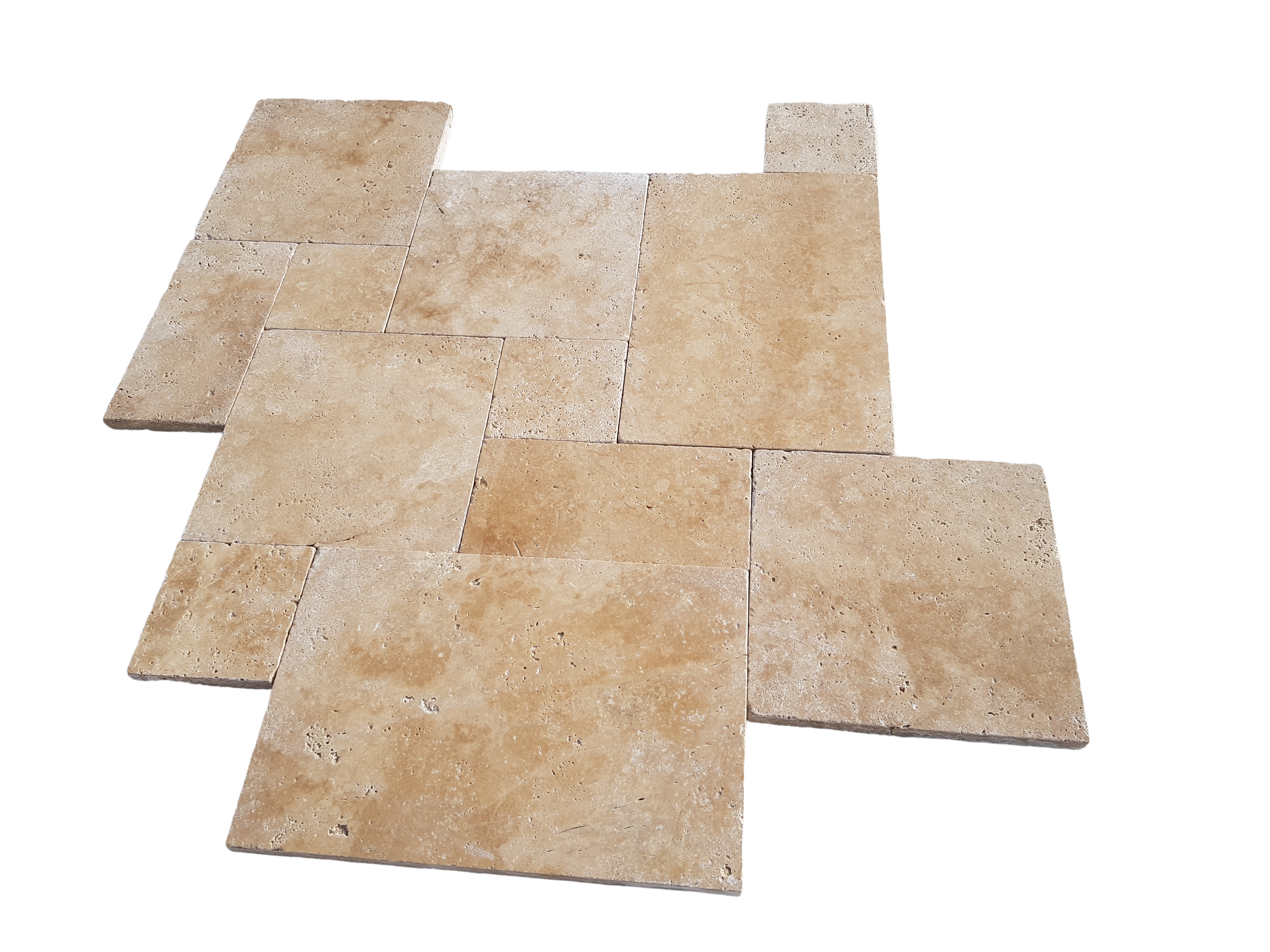 Travertine Light Walnut Tumbled